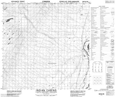 084N14 - INDIAN CABINS - Topographic Map