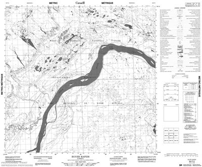 084P02 - BOYER RAPIDS - Topographic Map