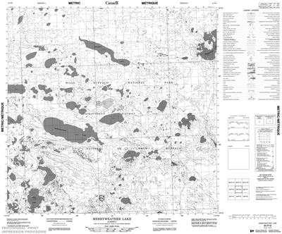 084P06 - MERRYWEATHER LAKE - Topographic Map