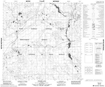 084P08 - PIERRE LAKE - Topographic Map
