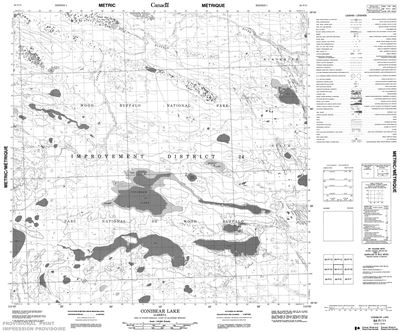 084P11 - CONIBEAR LAKE - Topographic Map