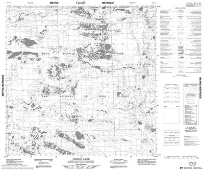 084P14 - PREBLE LAKE - Topographic Map