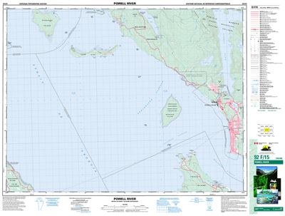 092F15 - POWELL RIVER - Topographic Map