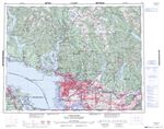 092G - VANCOUVER - Topographic Map