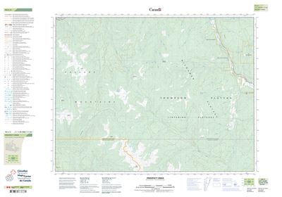 092I03 - PROSPECT CREEK - Topographic Map