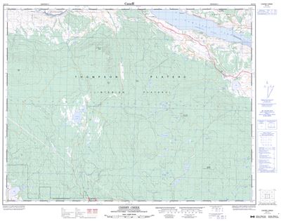 092I10 - CHERRY CREEK - Topographic Map