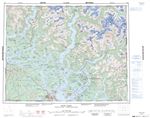 092K - BUTE INLET - Topographic Map