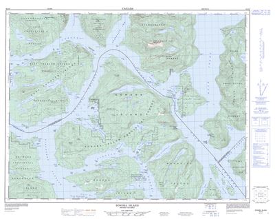092K06 - SONORA ISLAND - Topographic Map