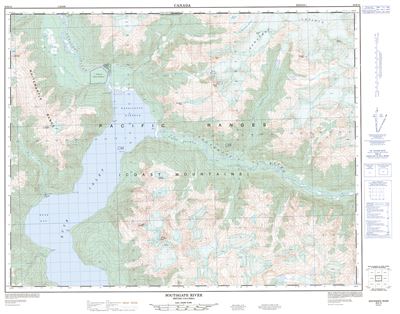 092K15 - SOUTHGATE RIVER - Topographic Map
