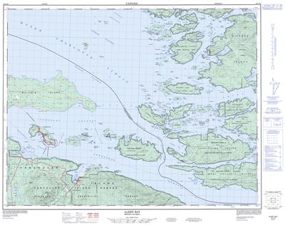 092L10 - ALERT BAY - Topographic Map