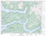 092L16 - KINGCOME INLET - Topographic Map