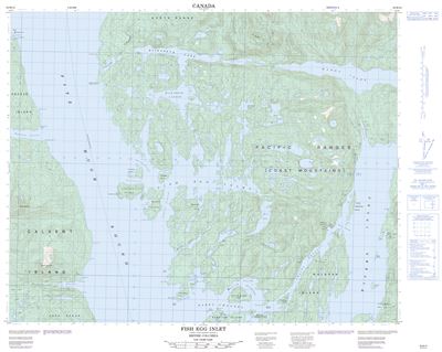 092M12 - FISH EGG INLET - Topographic Map