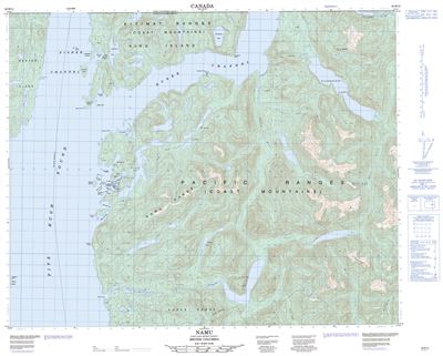 092M13 - NAMU - Topographic Map