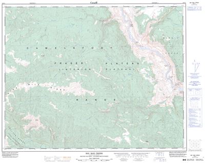 092O01 - BIG BAR CREEK - Topographic Map