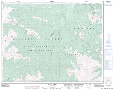 092O02 - NOAXE CREEK - Topographic Map