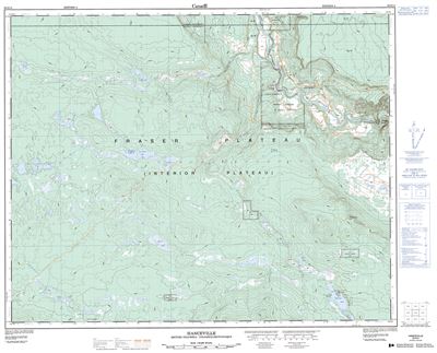 092O14 - HANCEVILLE - Topographic Map