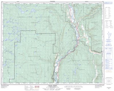 092P01 - LOUIS CREEK - Topographic Map