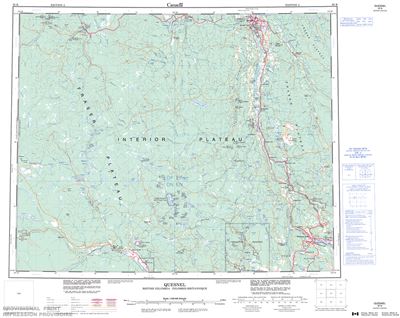 093B - QUESNEL - Topographic Map