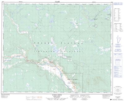 093B03 - ALEXIS CREEK - Topographic Map