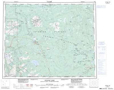 093C - ANAHIM LAKE - Topographic Map