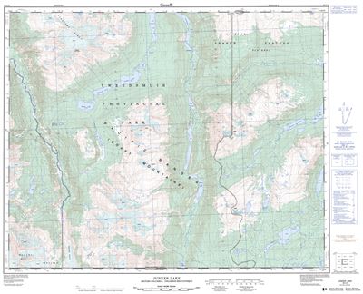 093C04 - JUNKER LAKE - Topographic Map