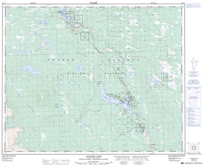 093C06 - ANAHIM LAKE - Topographic Map