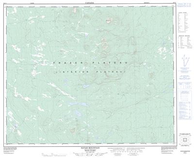 093C07 - SATAH MOUNTAIN - Topographic Map