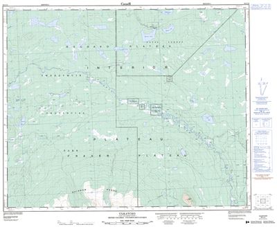 093C13 - ULKATCHO - Topographic Map