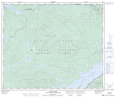 093E15 - NADINA RIVER - Topographic Map