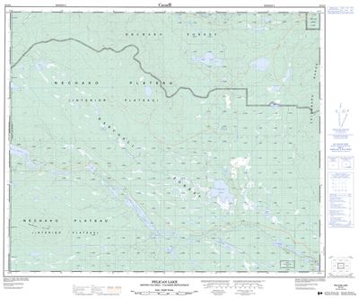093G05 - PELICAN LAKE - Topographic Map