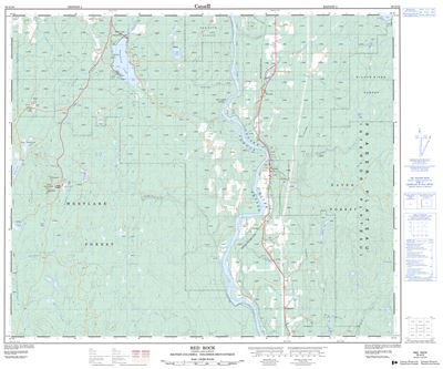 093G10 - RED ROCK - Topographic Map