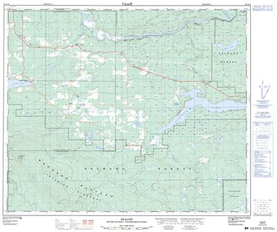 093G13 - HULATT - Topographic Map