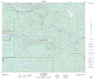 093G14 - ISLE PIERRE - Topographic Map