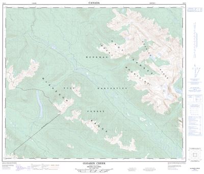 093I03 - GLEASON CREEK - Topographic Map