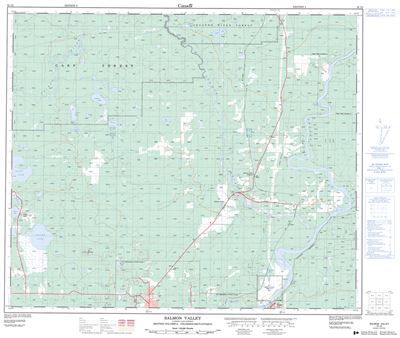 093J02 - SALMON VALLEY - Topographic Map