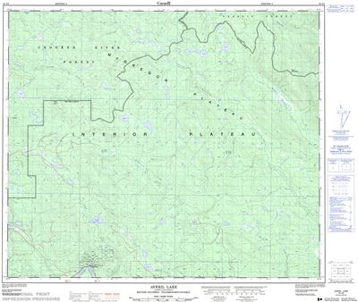 093J08 - AVERIL LAKE - Topographic Map