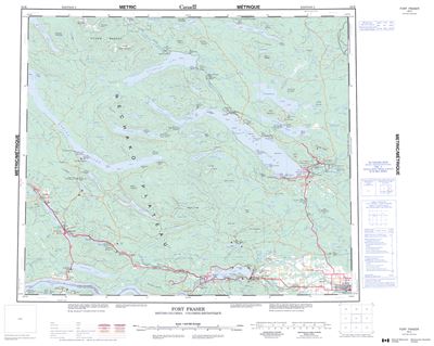 093K - FORT FRASER - Topographic Map