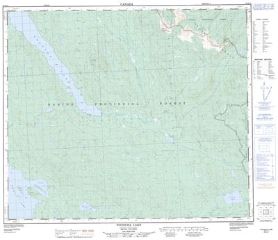 093K13 - TOCHCHA LAKE - Topographic Map