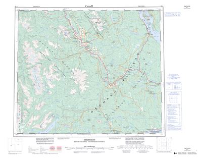 093L - SMITHERS - Topographic Map