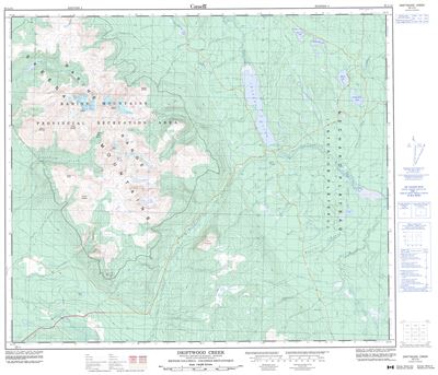093L15 - DRIFTWOOD CREEK - Topographic Map
