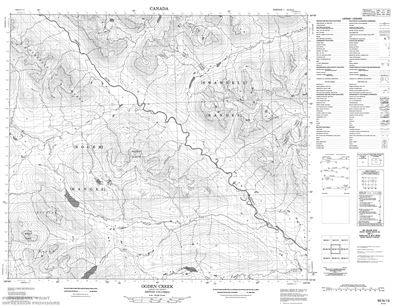 093N13 - OGDEN CREEK - Topographic Map