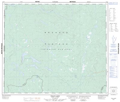 093O04 - PHILIP LAKES - Topographic Map