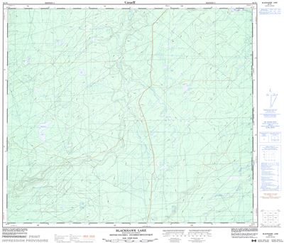 093P01 - BLACKHAWK LAKE - Topographic Map