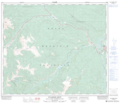 093P03 - BULLMOOSE CREEK - Topographic Map