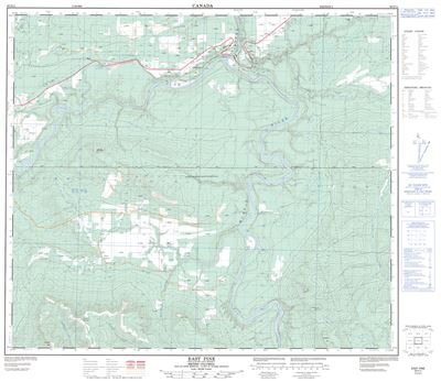 093P11 - EAST PINE - Topographic Map