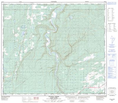 093P14 - FAVELS CREEK - Topographic Map