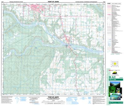 094A02 - FORT ST. JOHN - Topographic Map