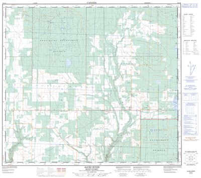 094A08 - ALCES RIVER - Topographic Map