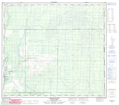 094A09 - OSBORN RIVER - Topographic Map