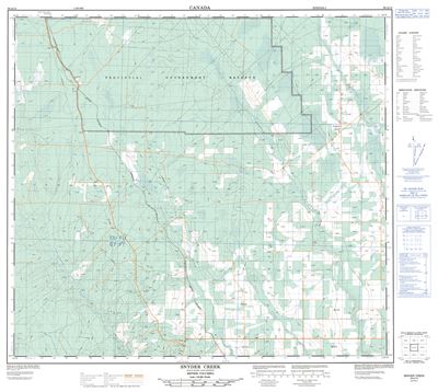 094A14 - SNYDER CREEK - Topographic Map